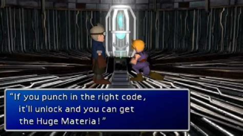 final fantasy 7 huge materia|How to Get the Huge Materia in Final Fantasy VII (Passcode .